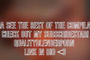 Gaming sluts get creampied in compilation