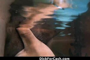 Nudist habits of a gay man in action