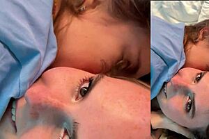 Skinny babe gets a rough birthday surprise with cumshots