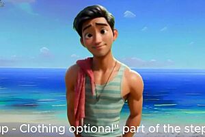 Step gay dad series – Surfs up – Clothing optional