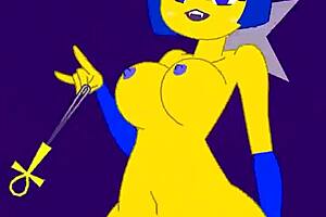 Cartoon Hentai Edit by Minus8 Features Ankha Flashing Furry Action in Wild Anime Scene.