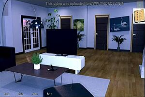 Dik Chick's erotic adventure in Isabellas house - 3D game