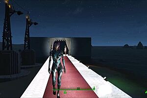 fallout 4 fashion inspired by cyberpunk 2077 styles