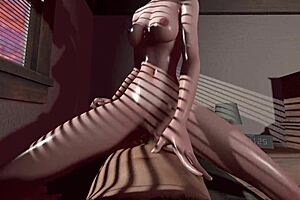 steamy cartoon with elza l in uncensored 3d sfm hentai.