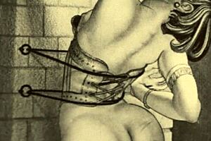 Vintage erotic drawings with seductive antique charm, hinting at hidden desires.