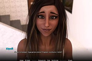 Beautiful anime game with big tits and hot scenes