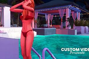 Hot tub romance - 3d hentai - preview version. Oh, it's so naughty in the jacuzzi!