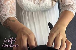 Bareback wedding eve: A POV experience with natural tits and a creampie
