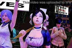 A traveler explores the harem hotel game