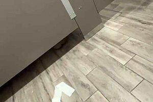 Feeling Wild in Home Depot Bathroom Jerkoff Session, So Risky!