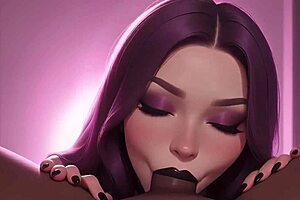 Petite gothic teen loves BBC and POV sex scenes