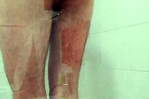 Gay amateurs engage in raw fucking in the shower