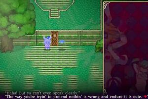 mage kanade explores futanari dungeon with cum and gangbang