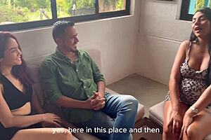 Horny Agent Fucks Clients Hard!