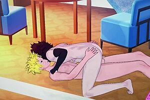 Naruto and Sasuke engage in intense anal sex, blowjobs, handjobs, and cumshots in uncensored hentai gameplay.