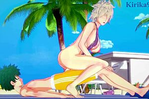 Himiko Toga And Mitsuki Bakugo Intense Sex With Izuku Midoriya!