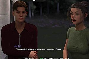 complete gameplay - westview academy part 6, featuring huge sexy 3d cartoon boobs and tits in dating scene.