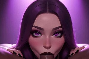 Petite gothic teen loves BBC and POV sex scenes