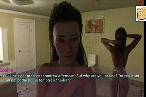 wife and stepmother in cartoon scene