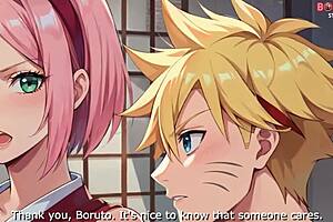 sakura haruno and boruto explore 3d hentai movie with huge cocks and tits