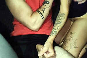 Couple Fucks Bareback In Uber Ride