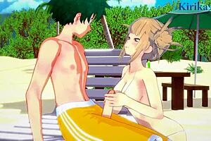 Himiko Toga And Mitsuki Bakugo Intense Sex With Izuku Midoriya!