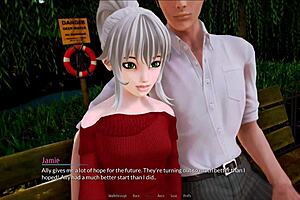 Beautiful women in an animated hotel of sin and pleasure