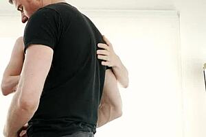 twink doubled by doctor and nurse in wild session