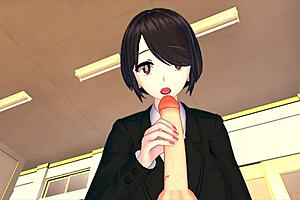 Female Boss Dominates Employee Training in Wild 3D Hentai 85 Asian Action