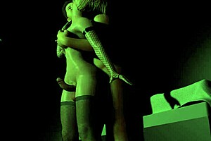 A plus sized Asian man has sex with a beautiful femboy elf
