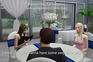 Lucky Cameraman Scores Threesome With Super Models!