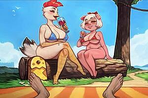 pig princess subtly teaches sex education using her curvy tits in hentai episode