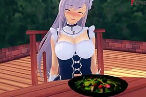 Belfast Says, Come To Lunch And Fuck Me! Watch Full Azurlane Movie And POV On Sheer Fantasyking3