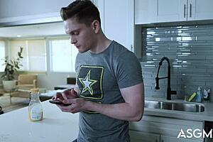 Hot Jocks Jay Tee and Aiden Ward Turn a Fight into Intense Wrestling in the Dorm