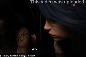 Alex Drills Tracy's Tight Pussy and Ass in 3D Desire Game