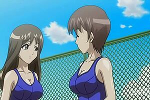 Hentai - Step Siblings Almost Caught in the Pool