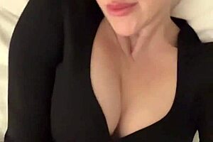 Neighbor Seduction with Ponytail and Skirt