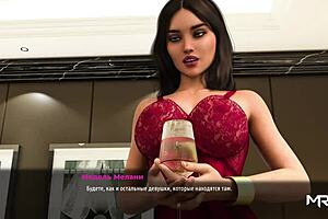 3D animated game with tight asses and fashion business theme