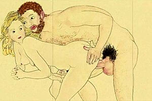 vintage erotic drawings bring retro charm to life