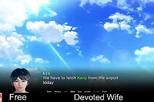 Devoted wife in animated fantasy