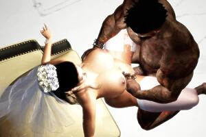 The bride’s private confessions about her sexual desires with a well-endowed black man