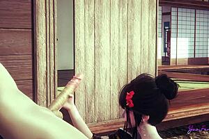 Yaoi Femboy 3D - Mia in Japanese Asian Manga Anime Story