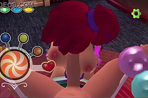 3dgspot - Hot Animated Fuck During Sex Game with a Big Titties Cutie 3d Cartoon Porn