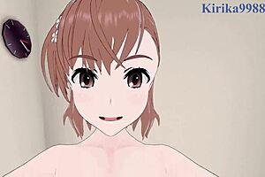 Kuroko shirai and mikoto misaka in intense sex pov hentai