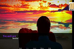 Adult visual novels and anime with gameplay and ecchi elements