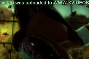 cammy enjoys the cake in fun hentai scene