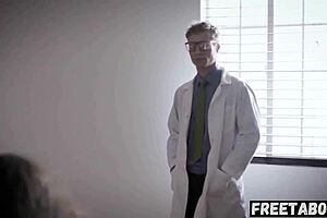 Horny Patient Emily Willis Double Creampied by Doctors