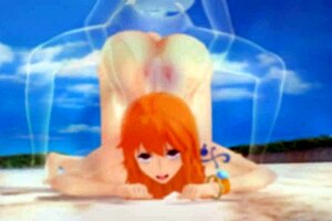 Nami Interacts Intimately In 3D One Piece Animation