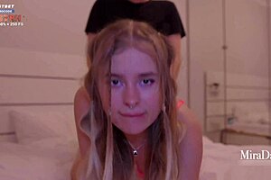 Horny Teen 18+ Achieves Double Cum Loads from Big Cock