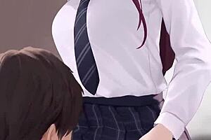 exploring cute anime cartoon world with hentai elements